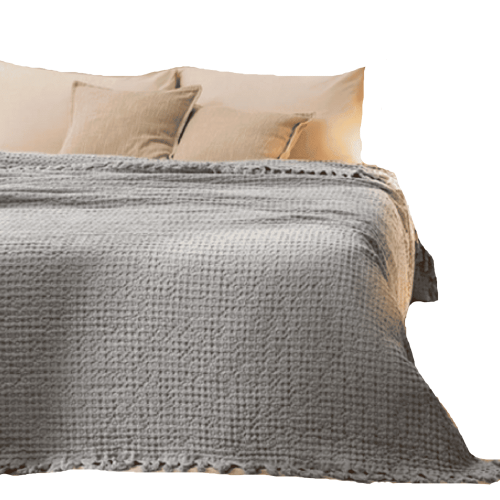 Prehoz WAFFLE GREY 160x230 cm.